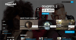 Desktop Screenshot of cinemart.cz