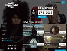 Tablet Screenshot of cinemart.cz